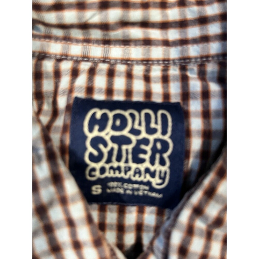 Hollister Western Pearl Snap Shirt Lot 3 Small Plaid Long Sleeve Button Up - Picture 9 of 11